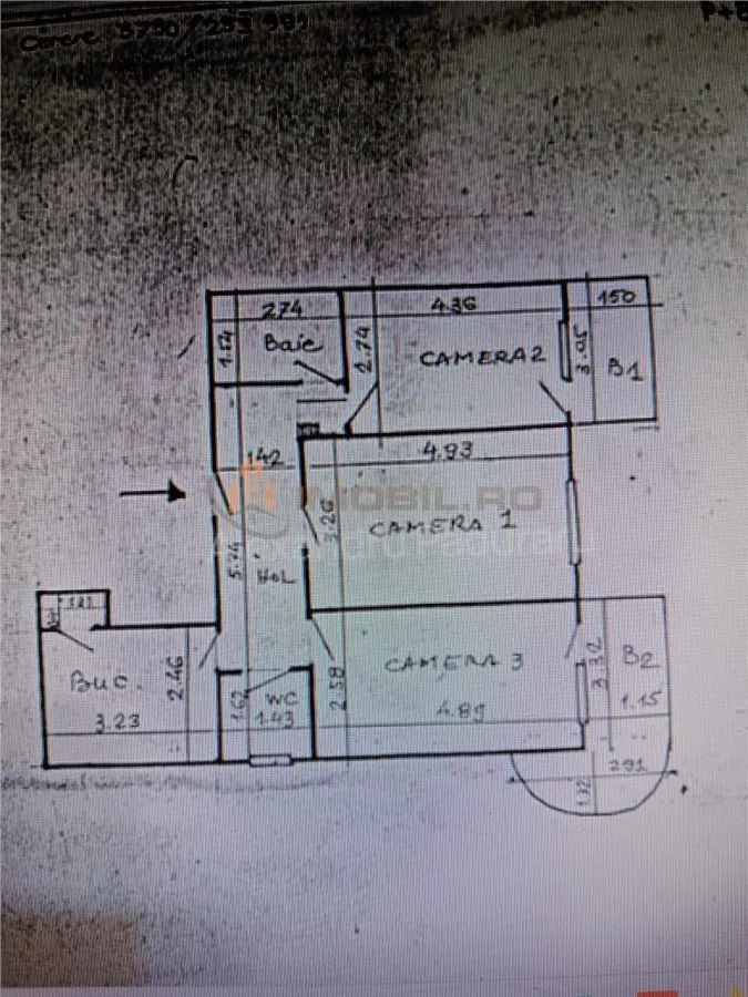 Apartament 3 camere zona Gară/Autogară - foto 1