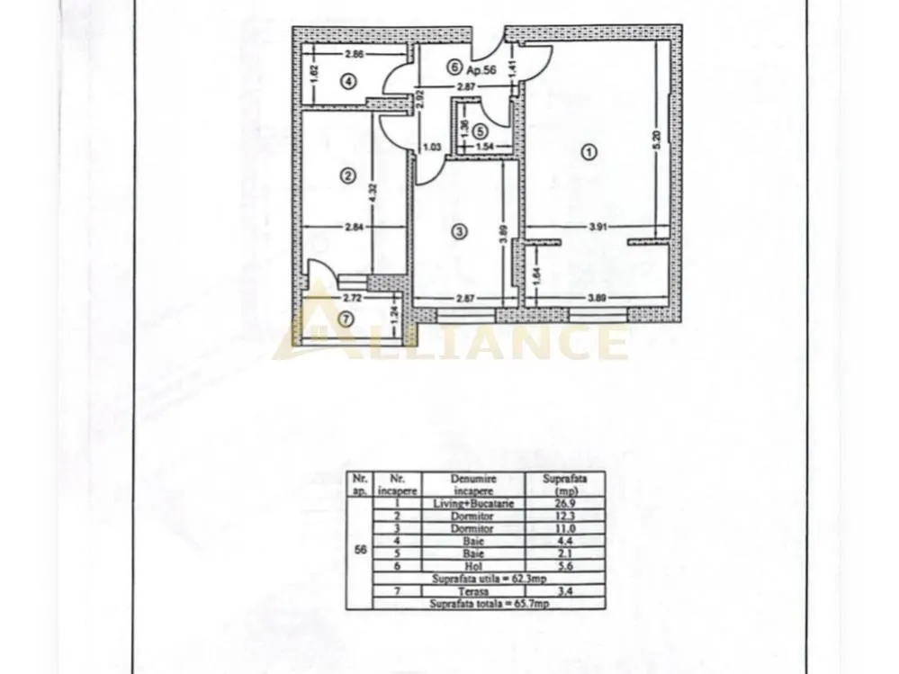 [Metrou 4 min] Apartament 3 camere | Mobilat si Utilat - foto 11