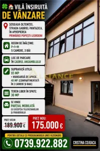 Vila insiruita P+1+M 5 camere 3 bai Primarie Popesti Leordeni - foto 1