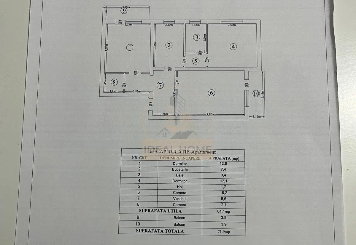 Apartament 3 Camere Tatarasi Fara Risc - foto 1