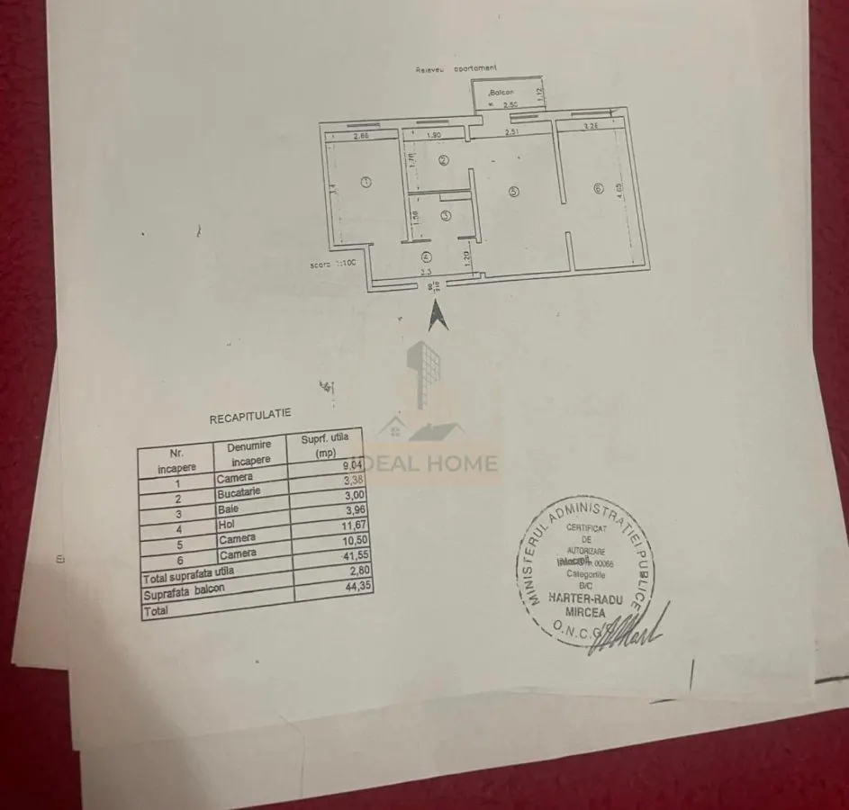 Apartament 3 Camere Etaj Intermediar Tatarasi - foto 6
