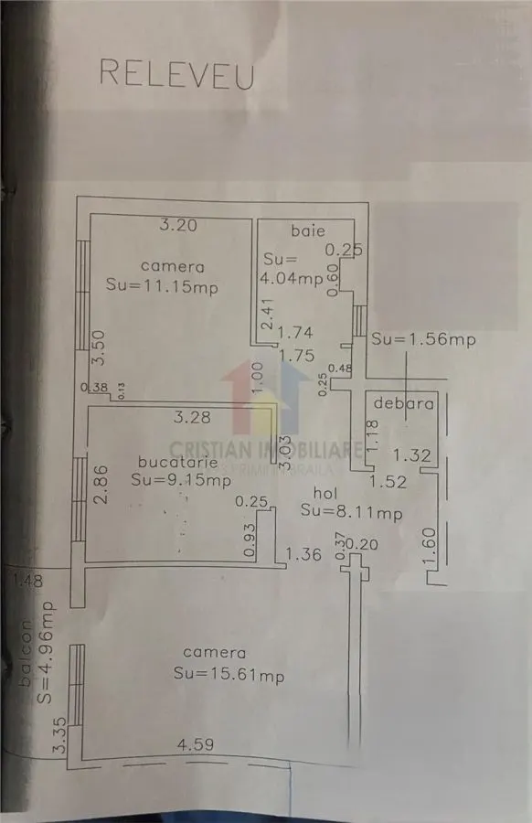 Mobilat si Utilat,  2 camere, decomandat cartier Progresu - foto 11