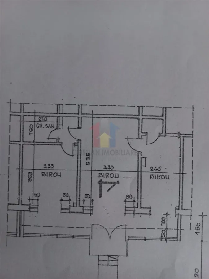 SPATIU COMERCIAL! 3 birouri in Suprafata de 60 mp - foto 8