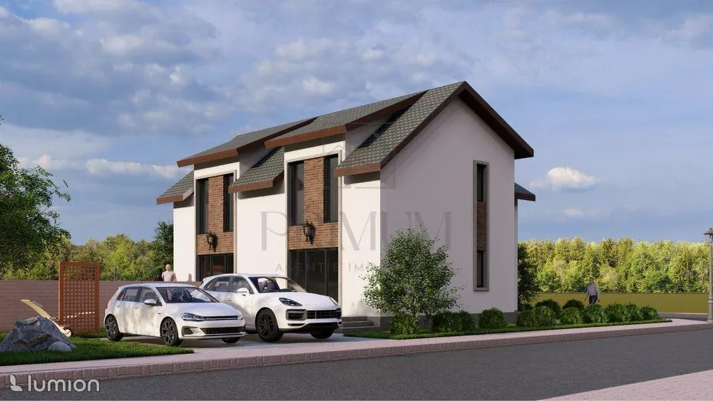 Moșnița Nouă | Duplex nou | 3 dormitoare | Teren p?nă la 280 mp | Predare la cheie - foto 1