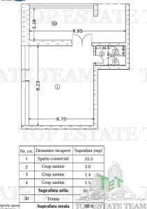 Spatiu comercial de inchiriat in zona Baneasa pretabil cabinet medical, barbershop, florarie - foto 7