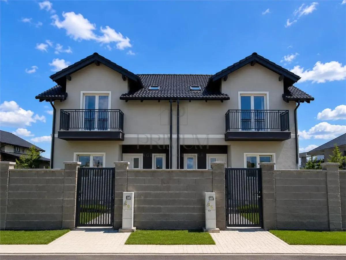 Moșnița Nouă | Duplex nou | 96 mp utili | 380 mp teren | Finisaje la alegere - foto 1