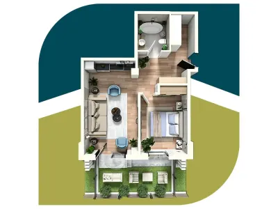 Apartament 2 camere semidecomandat,  Galata, curte, Comision 0% - foto 2