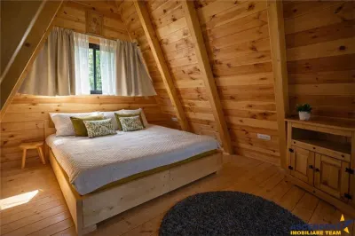 Eleganta,echipata casa A Frame,1.200 mp teren,deschidere Piatra Craiului,Moieciu, Brasov - foto 2