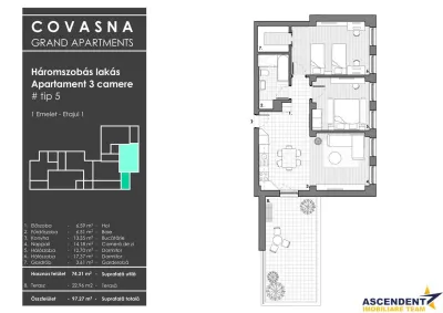 Edificiu cu proiect de apartamente/ aparthotel, Central, Covasna - foto 10