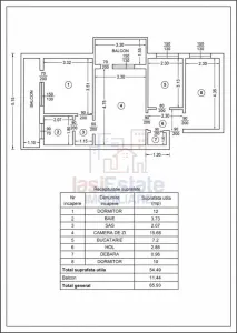 Apartament cu 3 camere in Podu Ros - foto 10