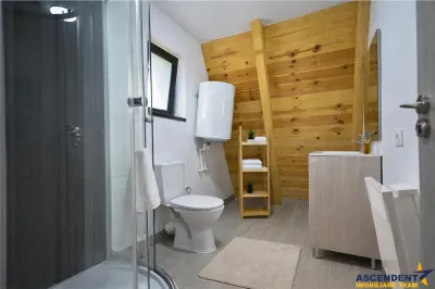 In incantare peisagistica,rafinata cabana, echipata,Moieciu,Bran,Brasov - foto 13