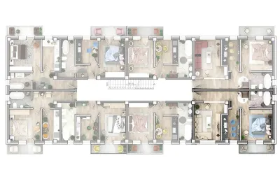 ASTORIA RESIDENCE Apartament 2 camere  D 50 mp  Lunca Cetatuii - foto 5