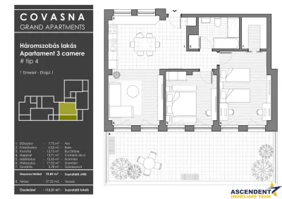 Edificiu cu proiect aparthotel/ plurirezidential, Central, Covasna - foto 6