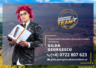 Vila luminoasa, curte individuala, priveliste panoramica spre munti, Harman, Brasov - foto 17