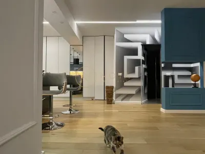 Vanzare apartament cu 3 camere in zona Aviatiei metrou Pipera mobilat - foto 6