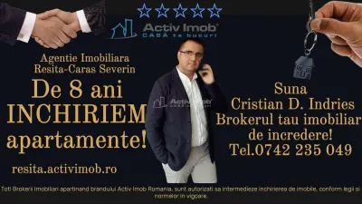 Resita, chirie casa 2 camere STRICT MUNCITORI - foto 7