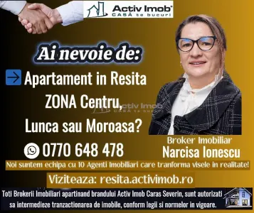 Resita, Apt. 3 cam.cf.1, semidec, CENTRAL - foto 9