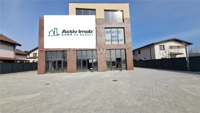 Spatiu comercial tip penthouse - Tunari - 376mp utili - constructie noua - lift - foto 2