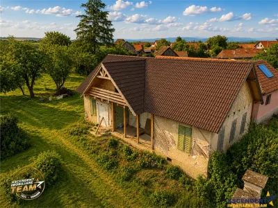 FILM! Casa personalizabila +2.700mp teren,pomi fructiferi,langa Sfantu Gheorghe: Santionlunca - foto 2