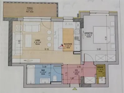 APARTAMENT 2 CAMERE IN URBAN CU PARCARE SI BOXA VIZAVI DE CORESI MALL - TRACTORUL - foto 16