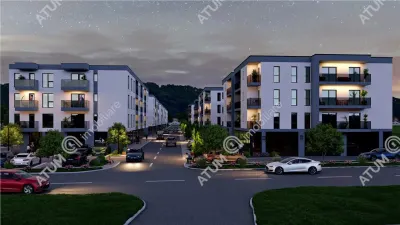 Apartament intabulat cu 2 camere si balcon la etajul 2 situat in Selimbar zona Pictor Brana - foto 2