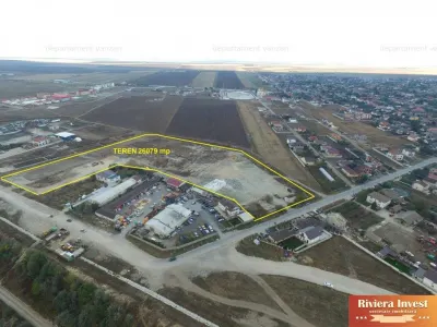 Cumpana- teren de inchiriat 26000 mp parcelabil cu platforma betonata - Cumpana