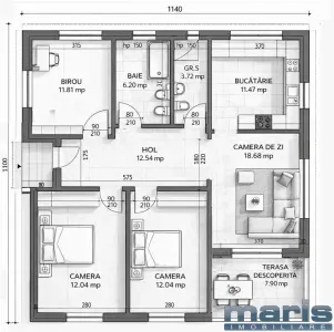 Vanzare casa noua cu 3 dormitoare, 2 bai in Sancraiu -Languna. - foto 6
