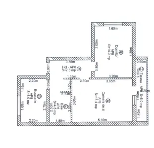 Apartament nou de vanzare cu 2 camere, partial mobilat, Giroc - foto 6