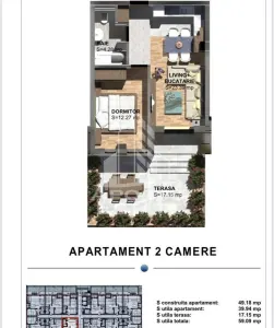 Apartamente de vanzare cu 2 camere, predare la cheie, Torontalului - foto 19