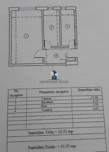 Vanzare Garsoniera Decomandata Piata Sudului - Bucuresti