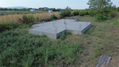 Teren 4.957 mp de vanzare in Golesti, strada Aurel Vlaicu - asfalt, utilitati si fundatie casa - foto 5