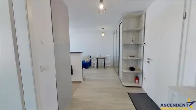 Studio elegant, mobilat si utilat, terasa, loc parcare, pietonala Kasper - foto 6
