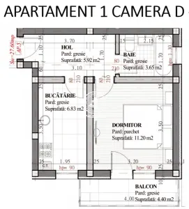 Apartament 1 camera  de vanzare  Lunca Cetatuii, - foto 2