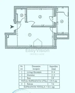 2 camere | Quartier Azuga | Doamna Ghica | Sector 2 | Mobilat - foto 9
