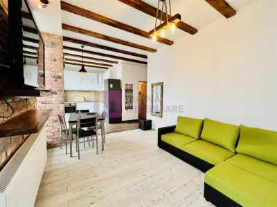 Apartament 2 camere cu terasa 45 mp | mobilat si utilat modern | Henri Coanda | video - foto 2