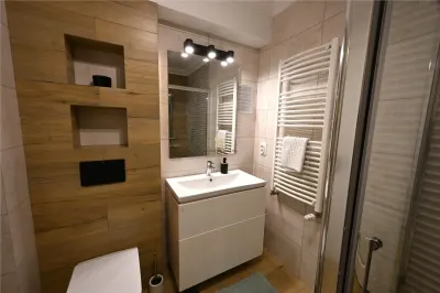 Apartament modern cu 2 camere și loc de parcare de închiriat în Suceava Zamca | Bloc nou | 480 Euro/lună - foto 12
