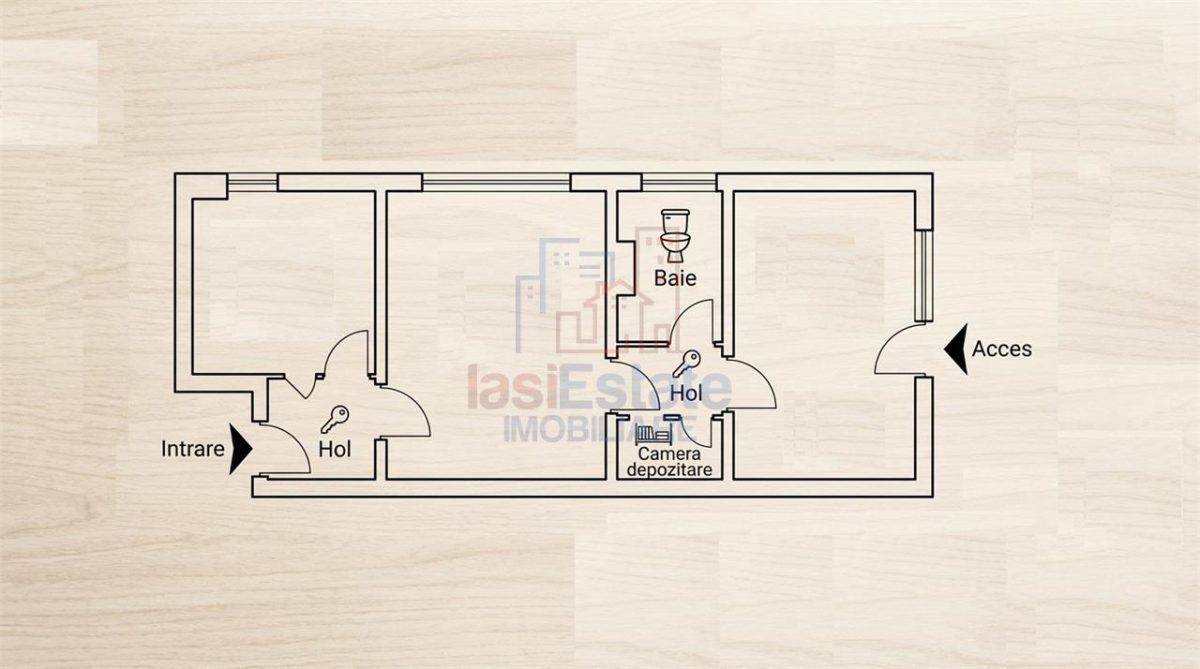 Spatiu comercial de inchiriat in Podul Ros - Iasi