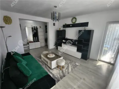 De inchiriat apartament modern la etajul 1 cu 2 camere decomandate, balcon si loc de parcare privat in Sibiu - foto 10