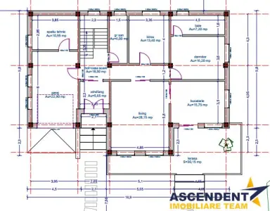 Teren imprejmuit+ proiect casa + autorizatie constructie,1.261 mp, - foto 11