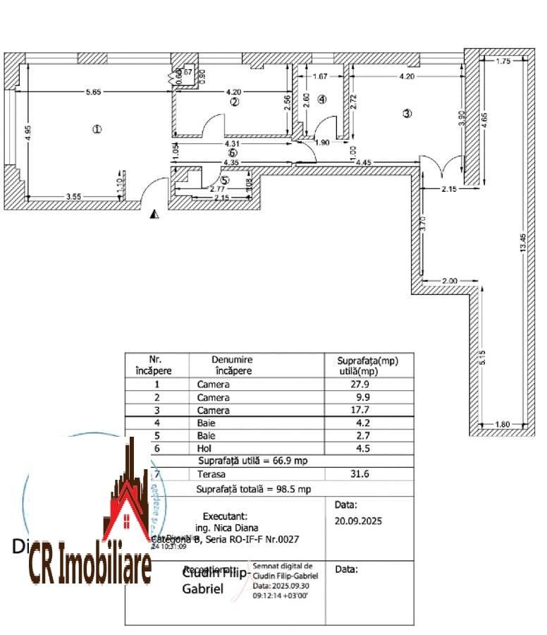 Apartament 3 camere Dorobanti cu terasa proprie - Bucuresti
