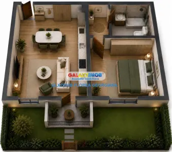 Vanzare 2 camere cu gradina nou Victoria Homes - foto 4
