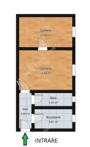 De vanzare apartament cu 2 camere situat in zona Rahovei din Sibiu - foto 7