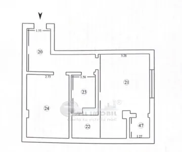 Apartament 2 camere, Newton Nicolina, bloc 2020, etaj 9 - foto 19