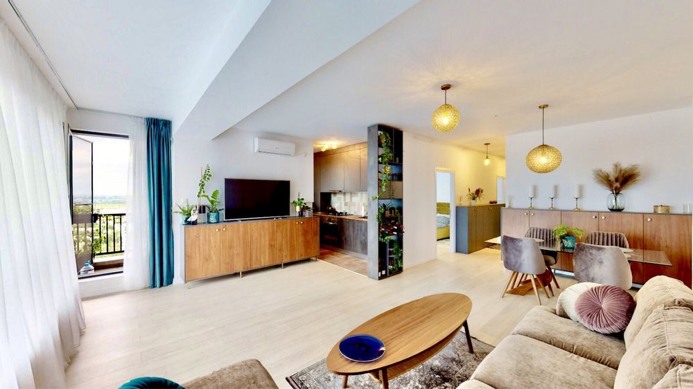 Ap 3 camere / Pipera Plazza, Mobilat Partial, 0 Loc de Parcare - foto 2