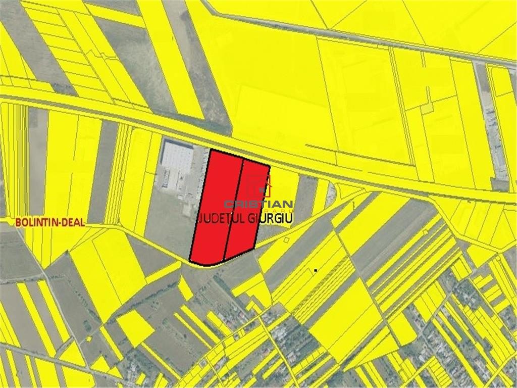 Vanzare teren Bolintin Deal - A1 - KM23, Giurgiu - 