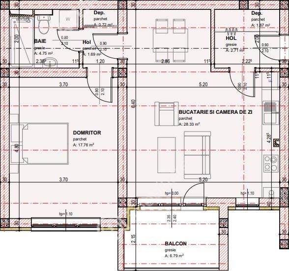 Apartament la cheie de 2 camere cu balcon si gradina zona Brana - foto 4