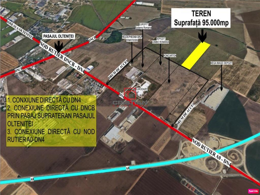 Vanzare teren Popesti Leordeni - Oltenitei - A0, Ilfov - 