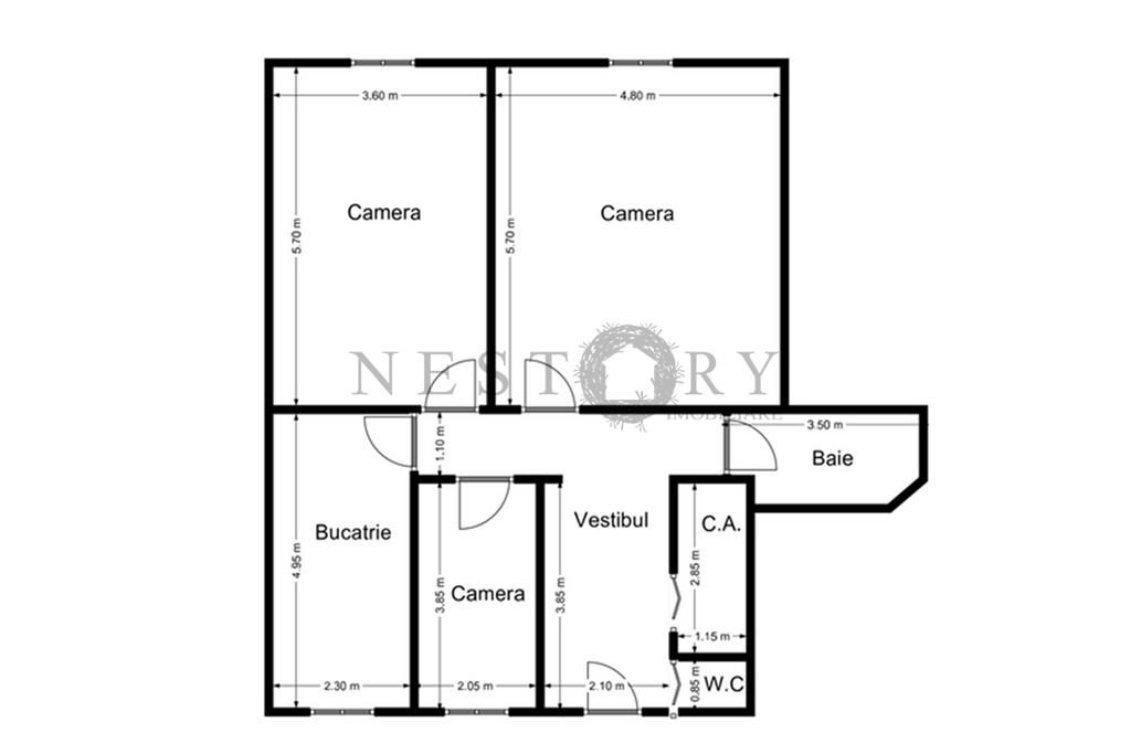 Ocazie! Ultracentral/Apartament 3 camere, Universitatii, Piata Unirii - foto 2