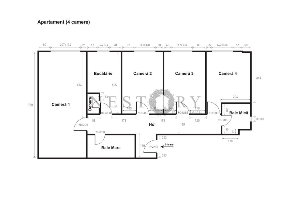 Vand Apartament  generos. Ultracentral \ 4 camere - foto 16
